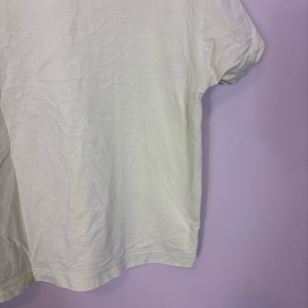 Lululemon Yellowish Green Women's Boxy Fit Short Sleeve Top - Picture 4 of 5